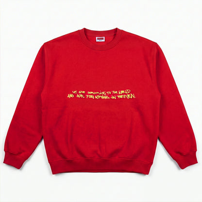 POZA ŚWIATEM MIXTAPE + NOTHING IN RETURN CREWNECK